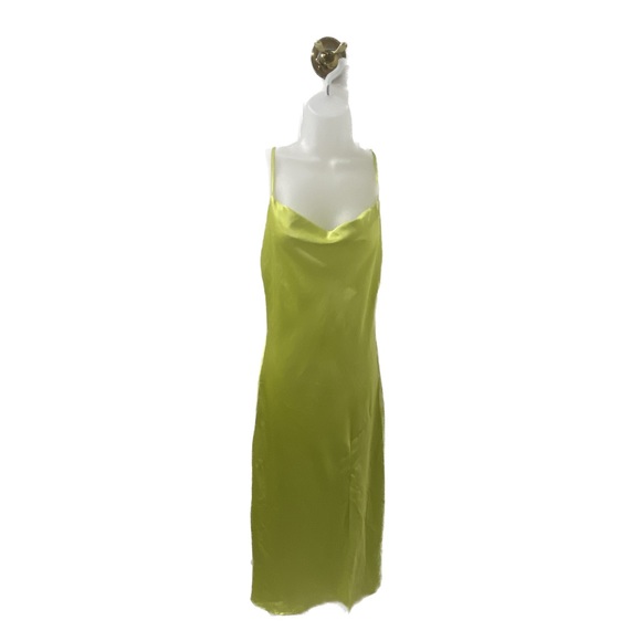 Paper Heart Dresses & Skirts - Paper Heart Neon Green Slip Dress